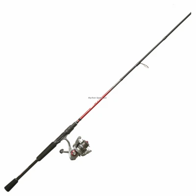 Quantum Optix Two Piece Six Foot Fishing Rod and Spinning Reel Combo