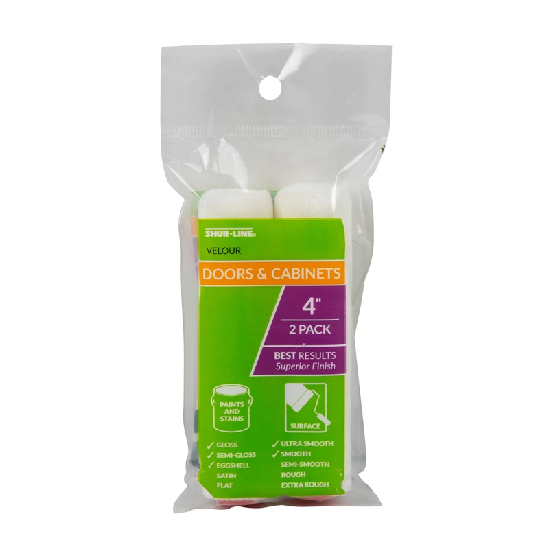 SHUR-LINE 4945C Roller Refill, Velour Cover