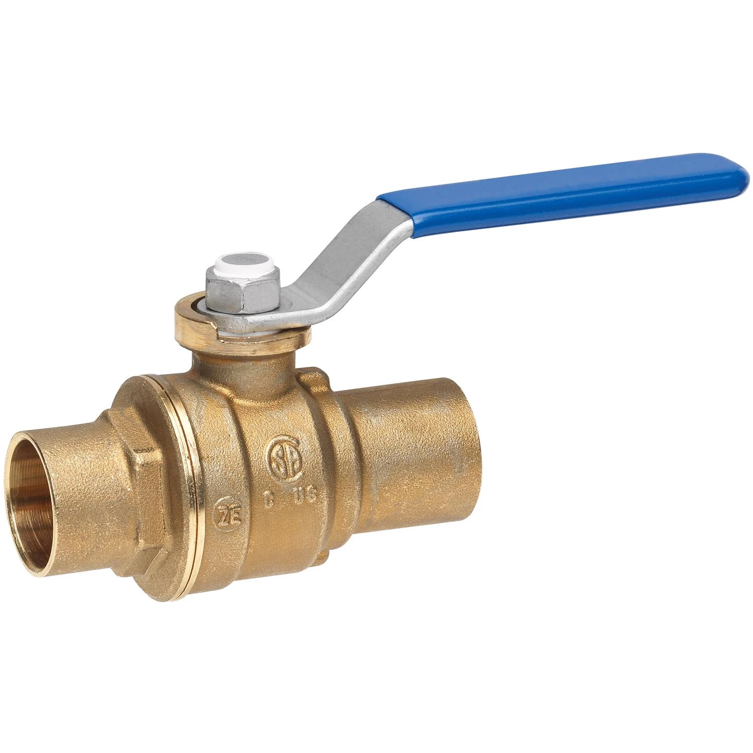 1 In. Lead Free Brass Sweat Ball Valve Full Port - Model 116-4-1