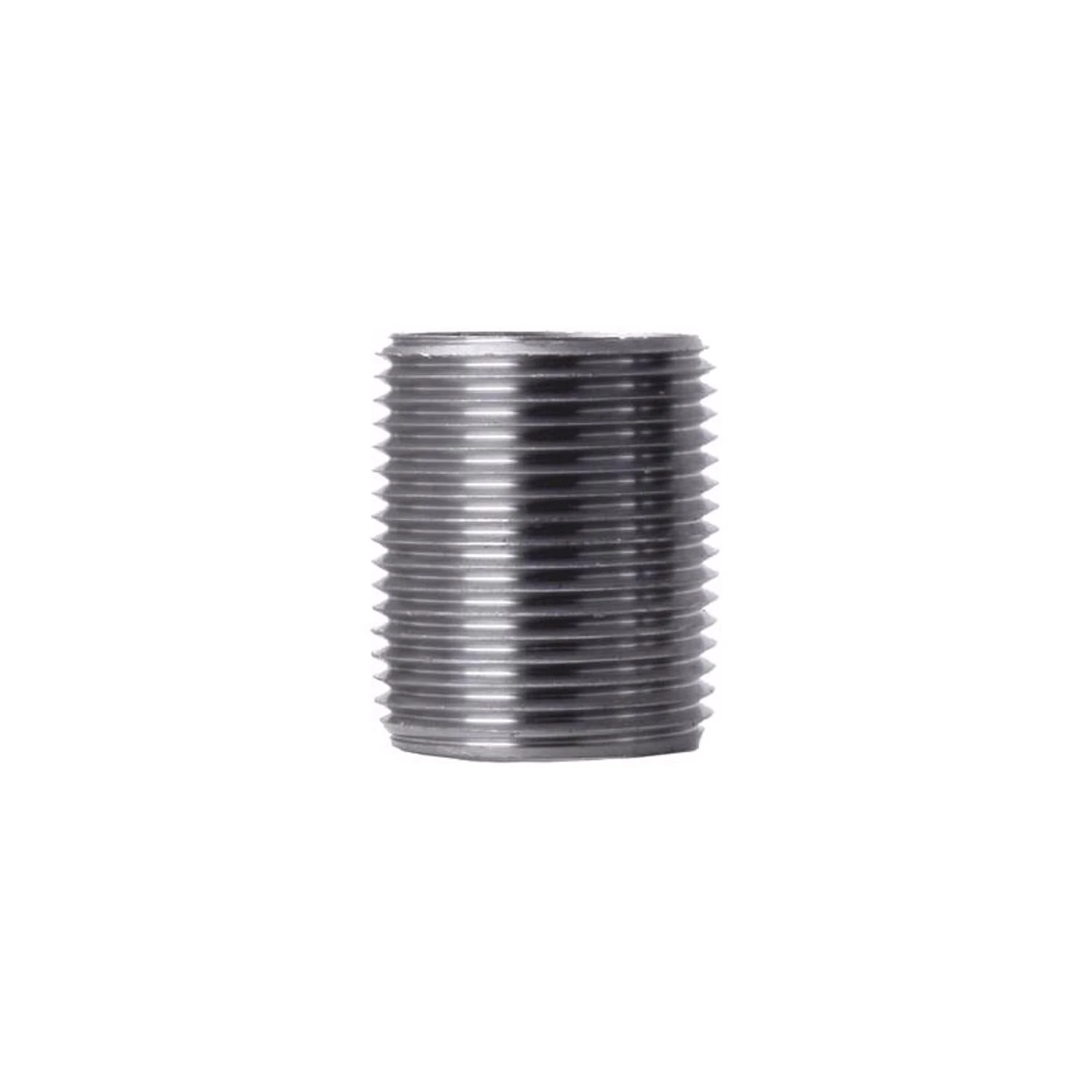 1 In. Mip X 1 In. D Mip Black Steel Close Nipple