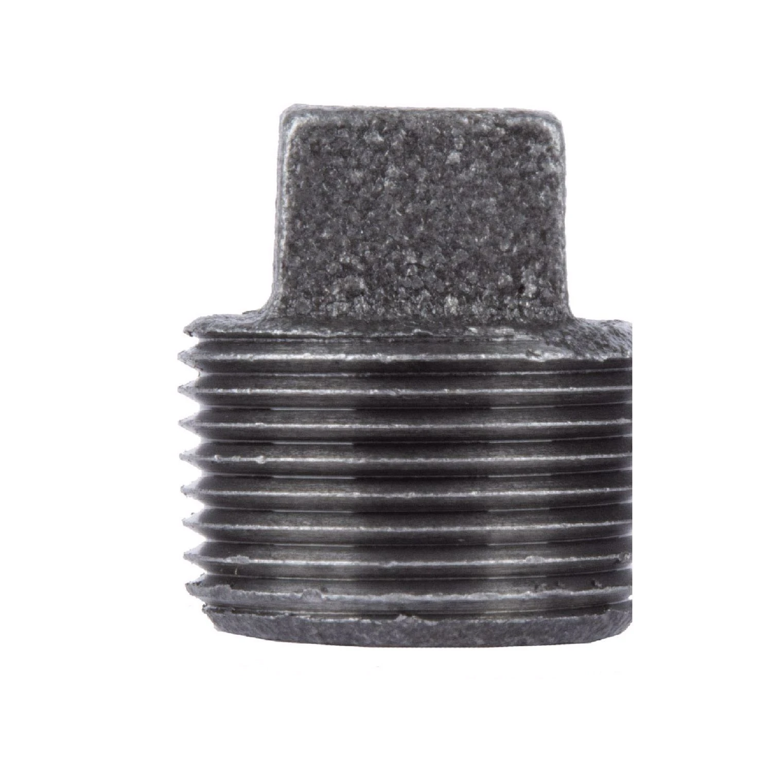 Three Eighths Inch Black Steel Pipe Plug