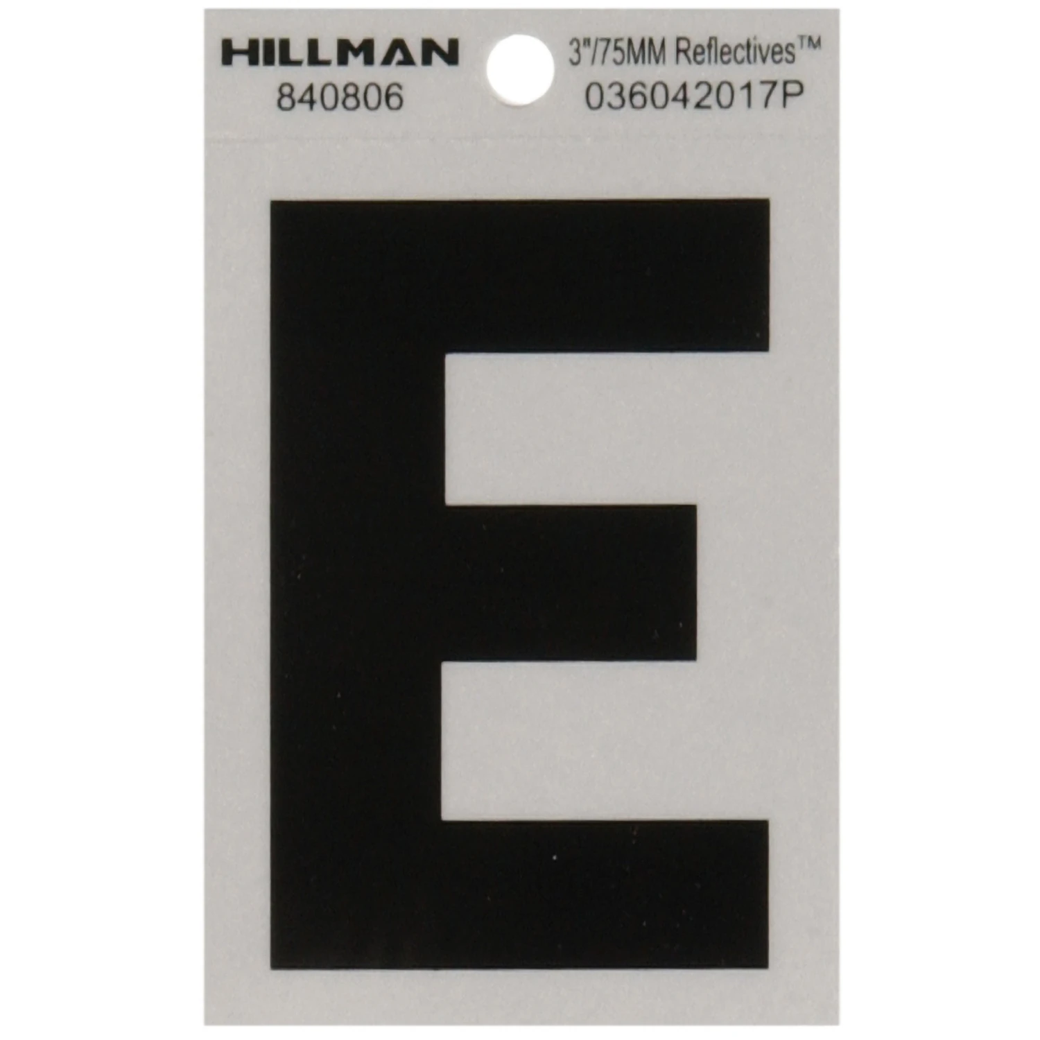 Hillman 4.3-in Reflective House Letter E