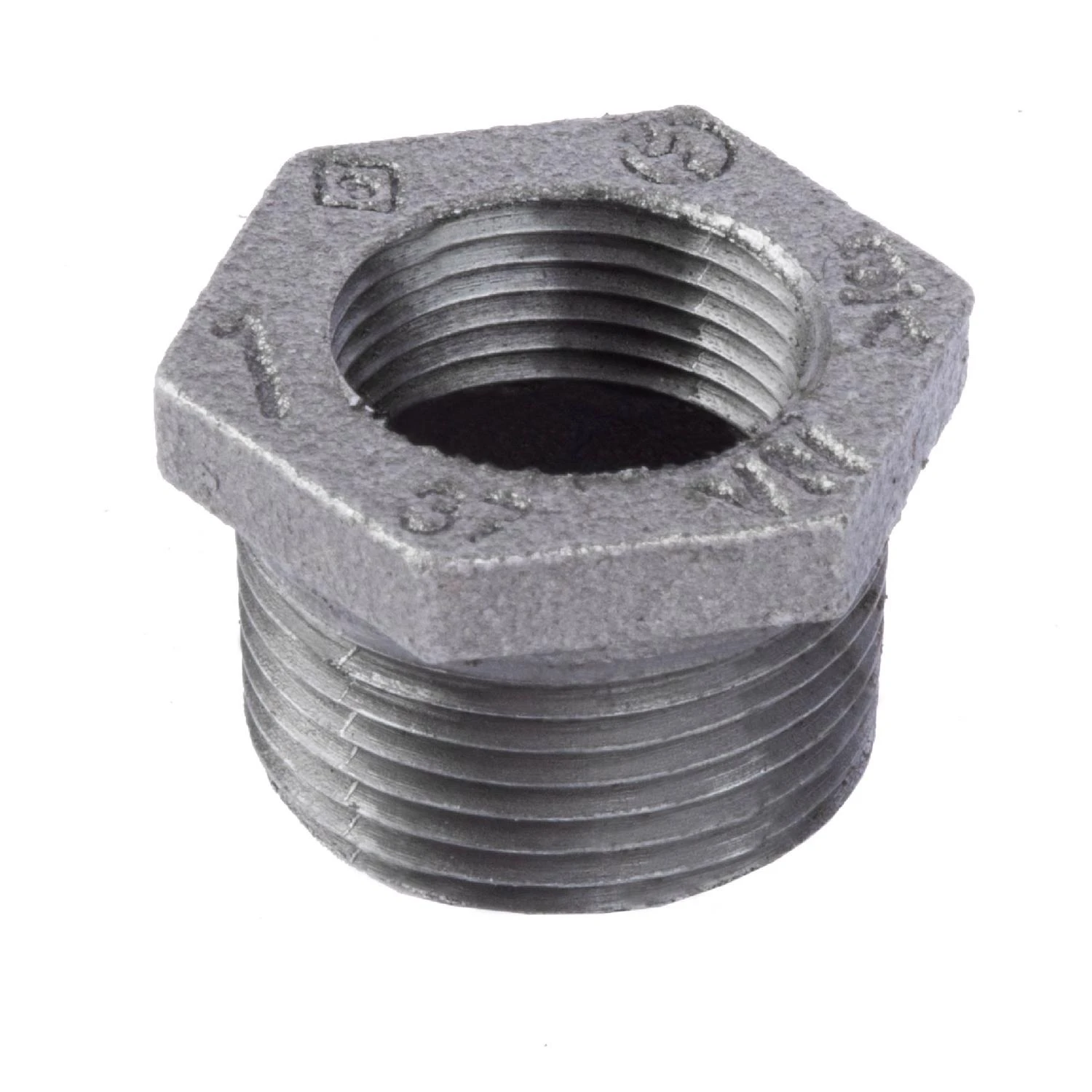 1 In. Mip X 3/4 In. D Fip Black Malleable Iron Hex Bushing