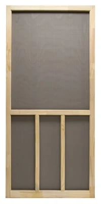 Aspen Series Wood Screen Door, 30" X 80-1/2" With Adjustable Height And Width