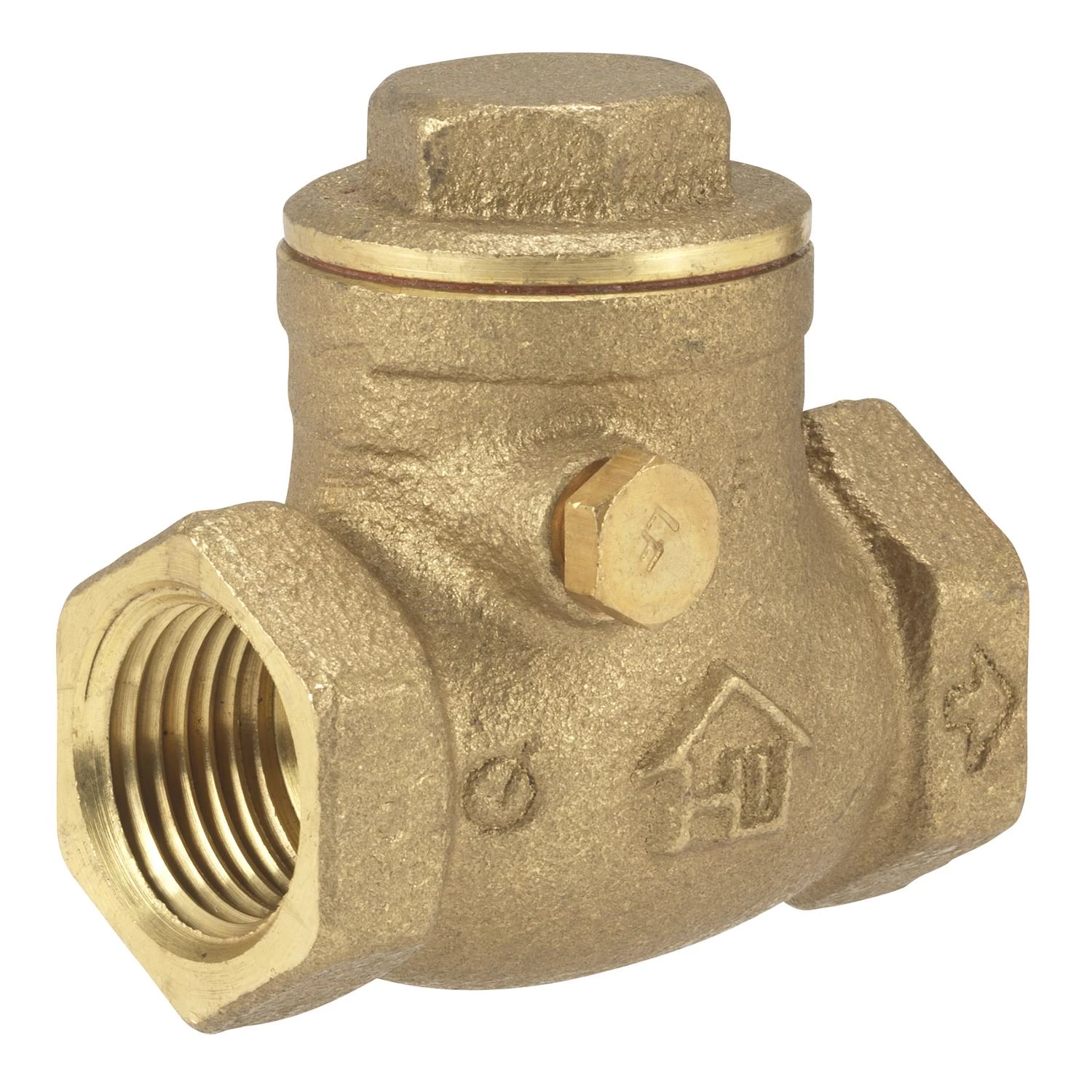 1 In. D X 1 In. D Fip Brass Swing Check Valve Model 240-2-1