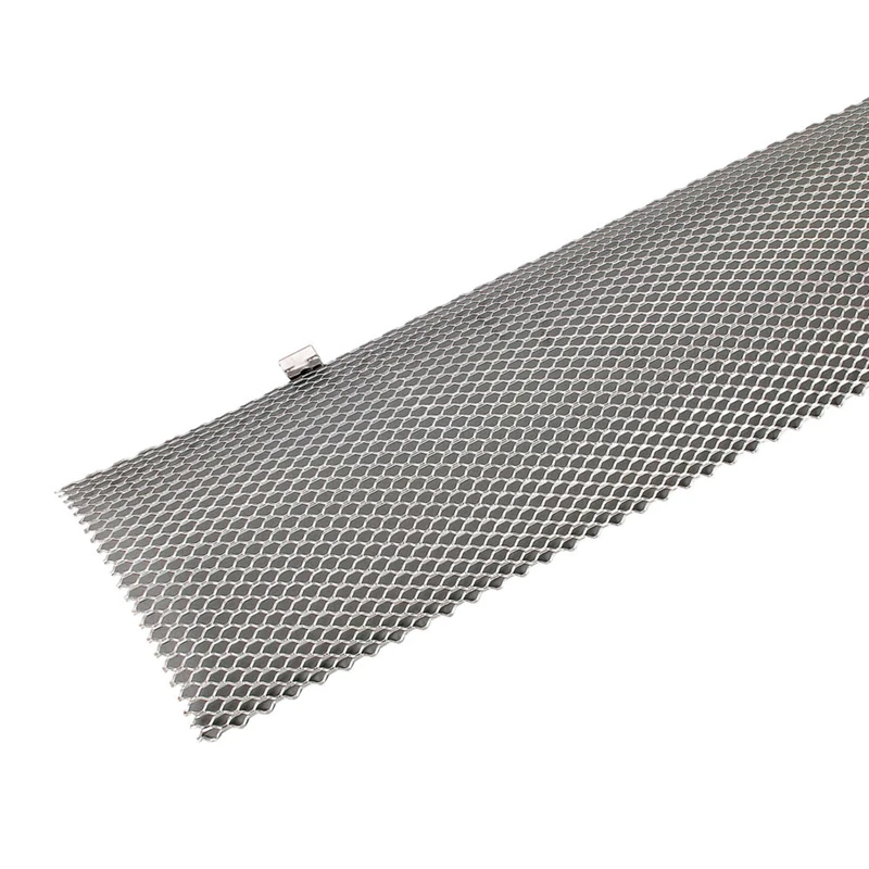 6 In. X 3 Ft. Galvanized Hinged Gutter Guard With Stainless Steel Hinges