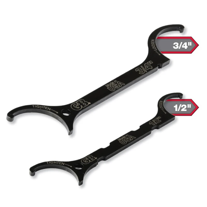 Locknut Wrench Kit - 2-piece Set For 1/2" & 3/4" Locknuts