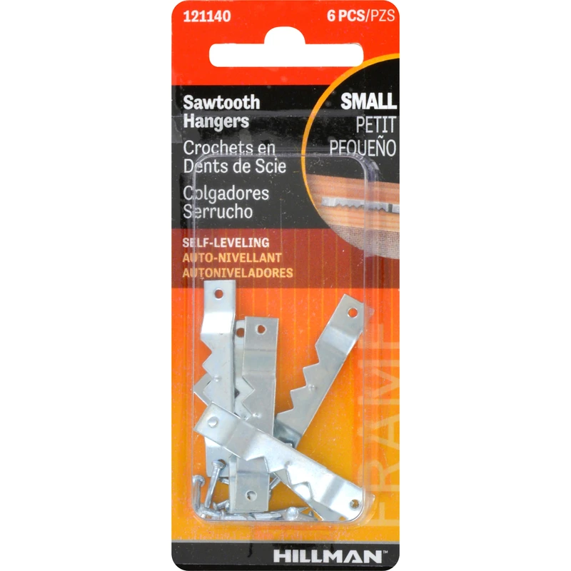 Hillman Anchor Wire Small Sawtooth Hangers (6 Count)
