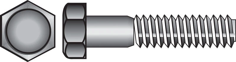 Hillman 3/8 in. Dia. x 4-1/2 in. L Hot Dipped Galvanized Steel Hex Bolt 50 pk