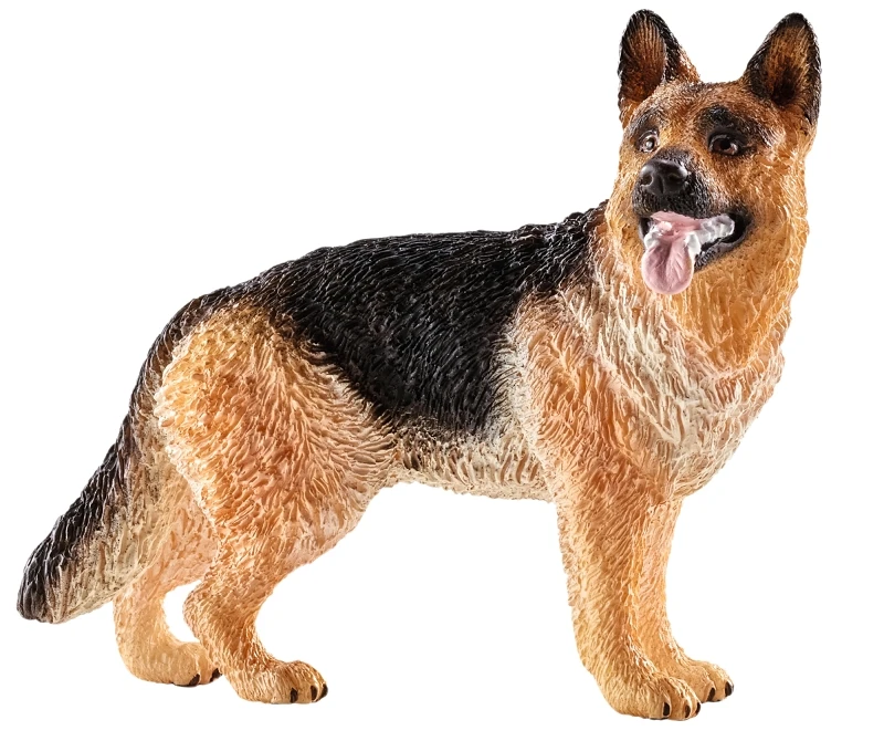Female German Shepherd Toy Animal Figure, 1.6" X 3.2" X 3", Ages 3 & Up