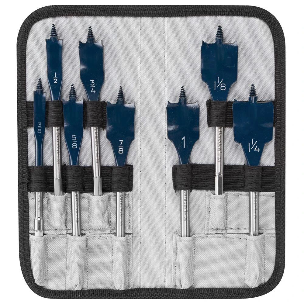 8-Pc. Daredevil Spade Drill Bit Set