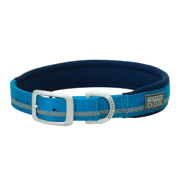 21 Inch Black Terrier Dog Collar Durable Adjustable Nylon