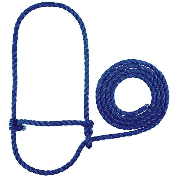 COW HALTER,POLY BLUE