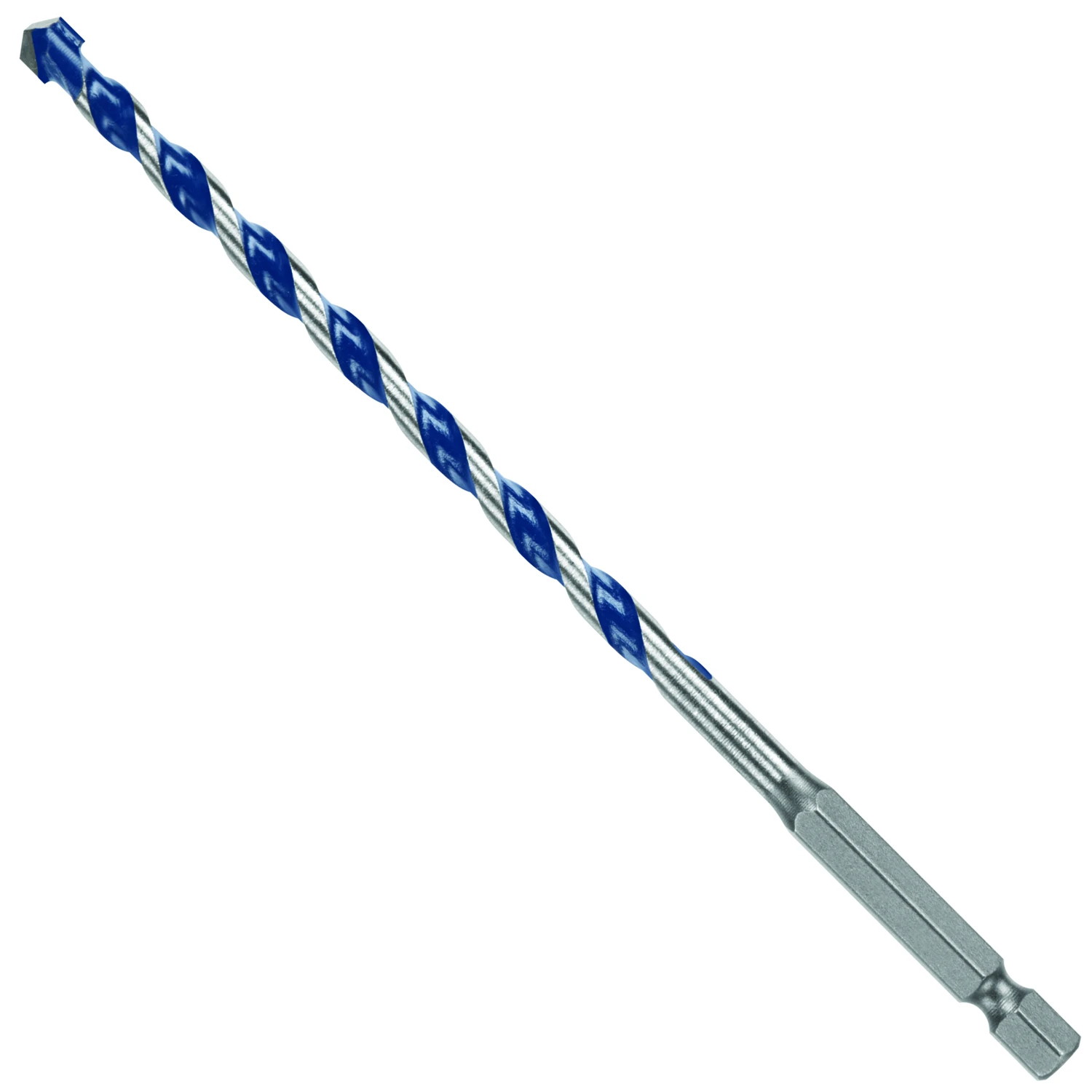 BluGranite Turbo Carbide Hammer Drill Bit, 1/4 Inch Diameter by 4 Inch Cut Length by 6 Inch Overall Length