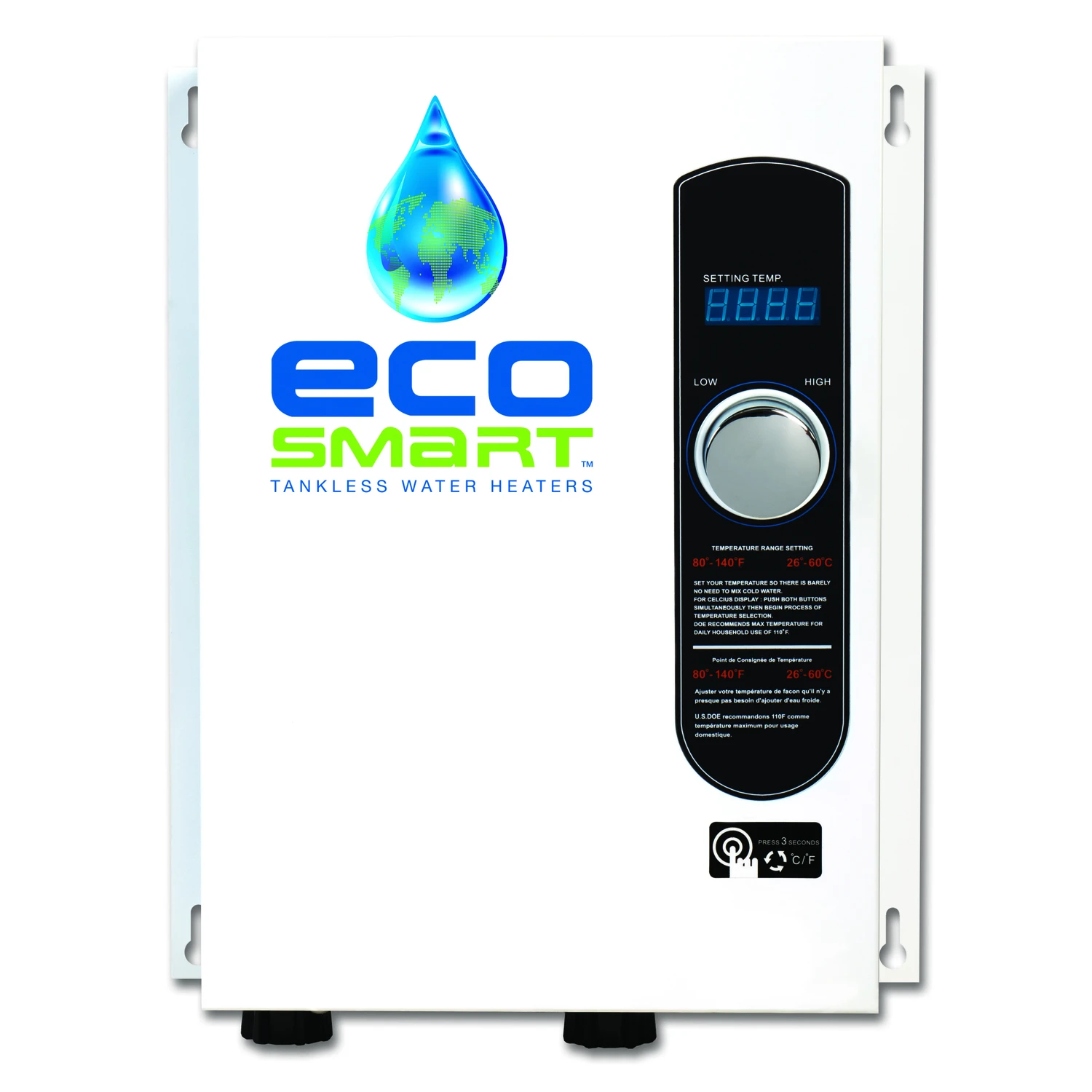 240v Single Phase 18kw Tankless Electric Water Heater - Model Eco 18