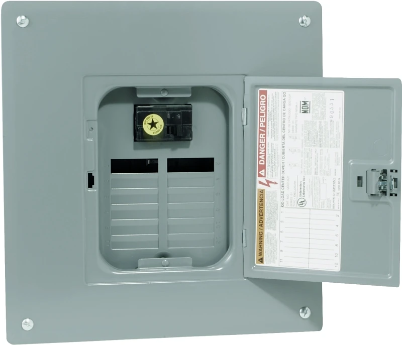 Qo 100 Amp Load Center, 12 Spaces, 24 Circuits, 120/240 V