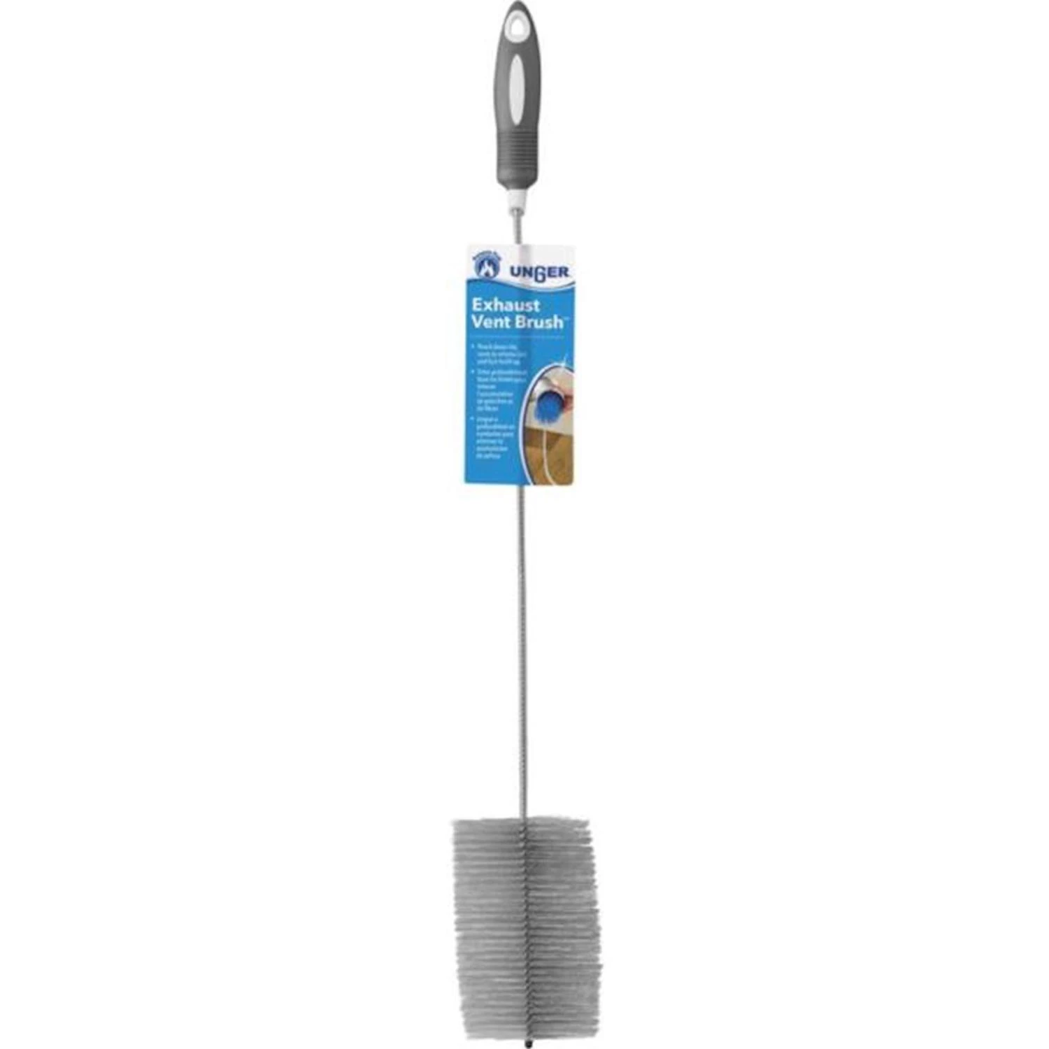 36 In. Exhaust Dryer Vent Brush With Nylon Bristles And Flexible Shaft