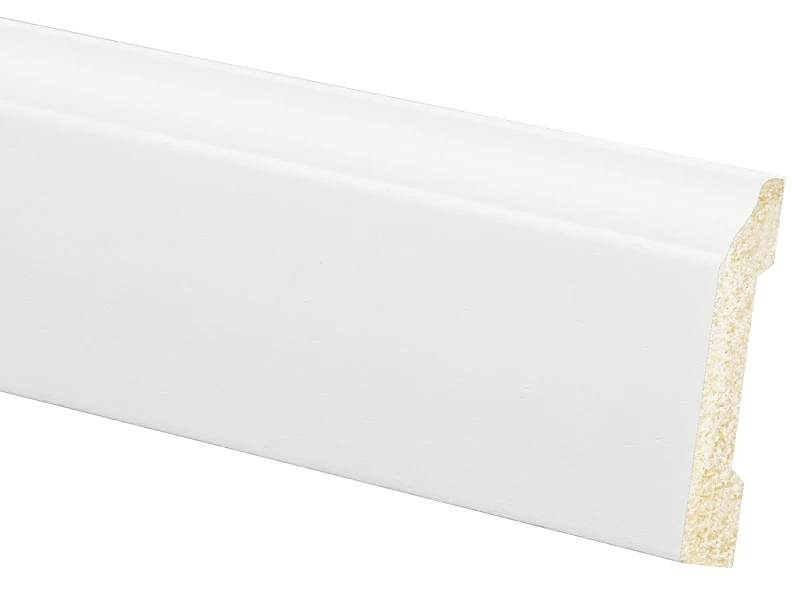 3/8 In. W X 3-3/16 In. H X 8 Ft. L Crystal White Polystyrene Base Molding