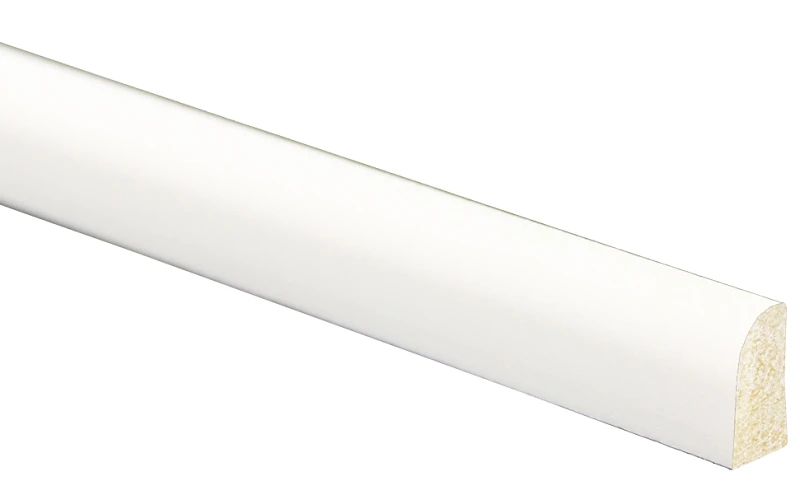 9/16 In. W X 1/4 In. H X 8 Ft. L Crystal White Polystyrene Base Shoe