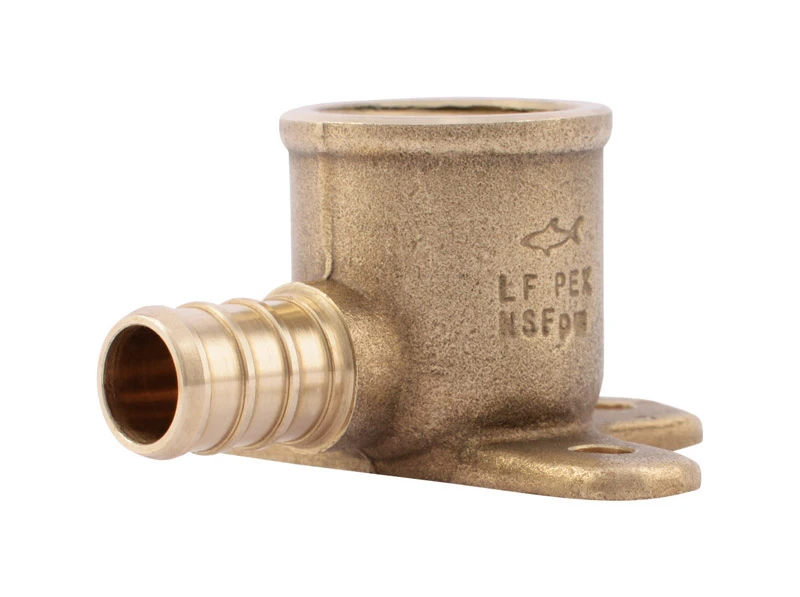 1/2 In. Barb X 1/2 In. Fpt 90-degree Drop Ear Brass Elbow