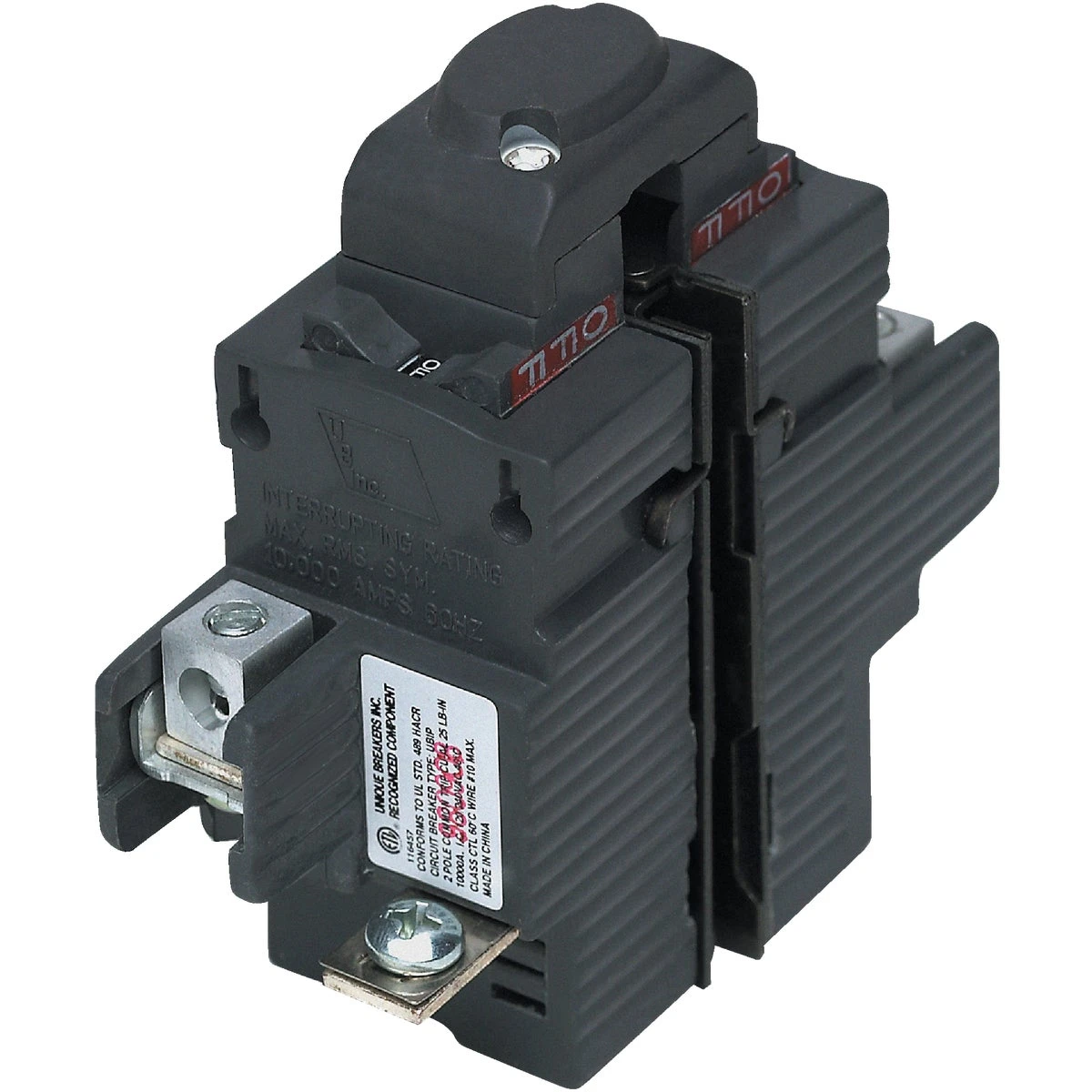 40a Double-pole Standard Trip Circuit Breaker For Pushmatic Load Centers