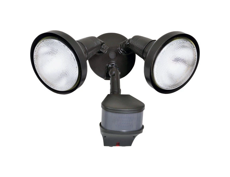 All-pro Precision Plus Doppler Radar Motion-sensing 270° Bronze Outdoor Floodlight