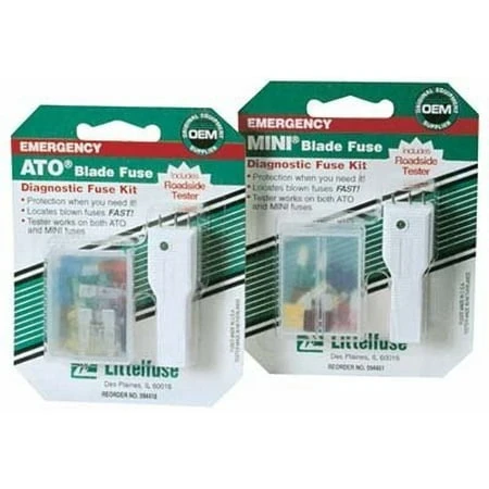 Littel Fuses ATO25BP 25 Amp ATO R Fast-Acting Automotive Blade Fuse - 5 Pack Card