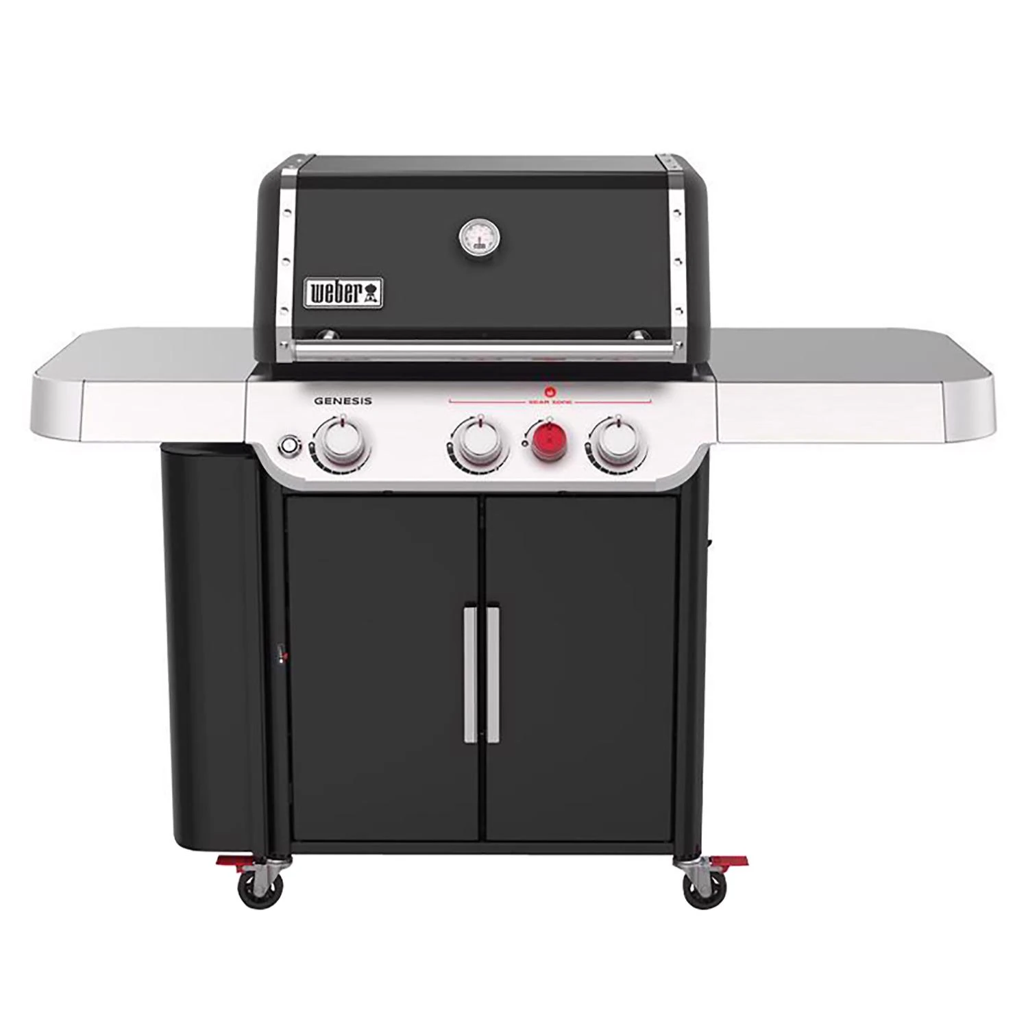 Genesis Si-e-330 3-burner Liquid Propane Gas Grill With Sear Burner, Black