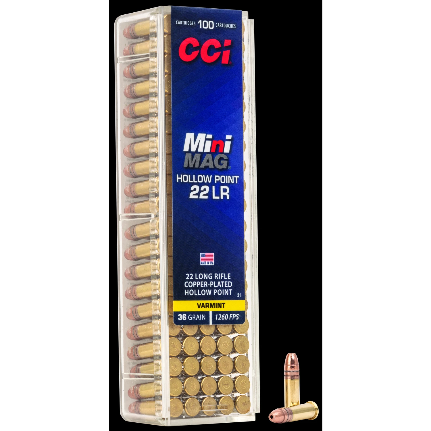 CCI 100RND HS Rim Ammo