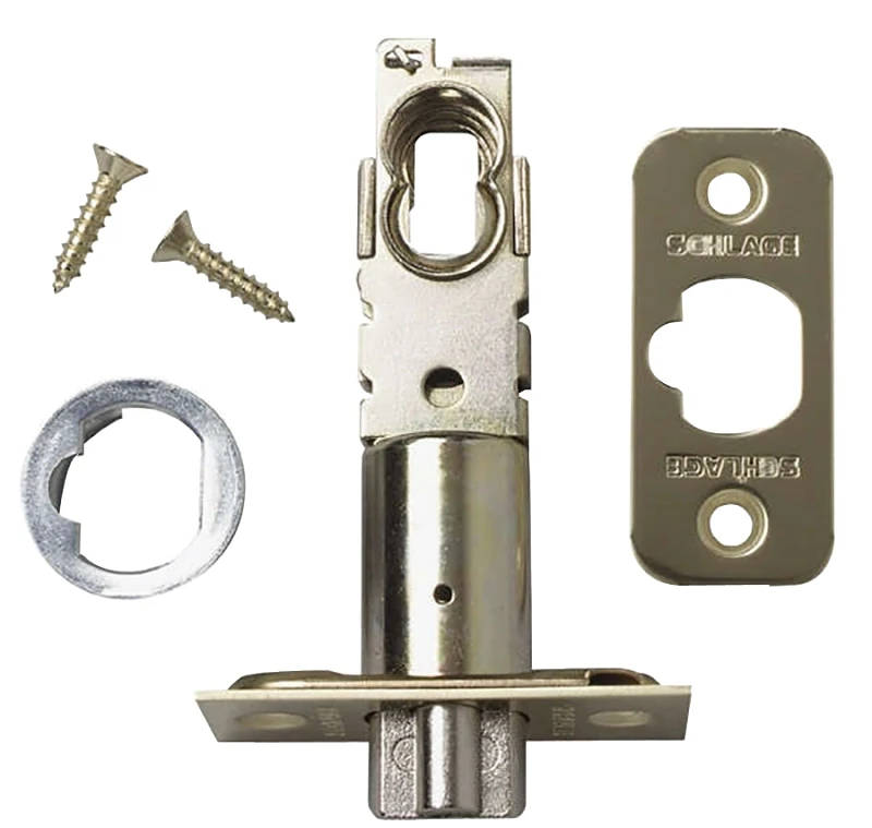 Schlage Bright Brass Steel Dead Latch 1 pk