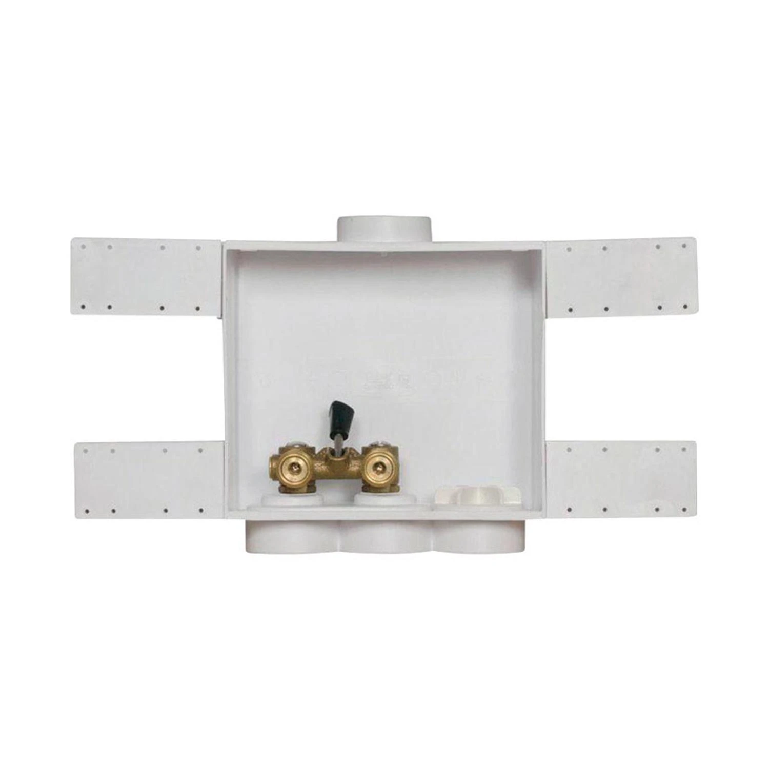 Quadtro Polystyrene Washing Machine Outlet Box With Copper Sweat Connection