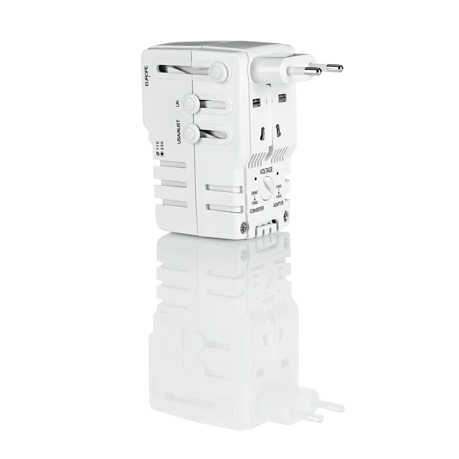 All-in-one Adapter And Converter For Worldwide Use - Type A/b/c/e/f/g/i