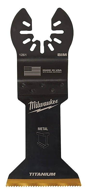 Milwaukee 1-3/4 in. Titanium Bi-Metal Universal Fit Metal Cutting Multi-Tool Oscillating Blade (10-Pack)