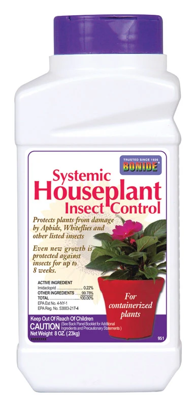 Systemic Houseplant Insect Killer Granules, 8 Oz - Effective Pest Control
