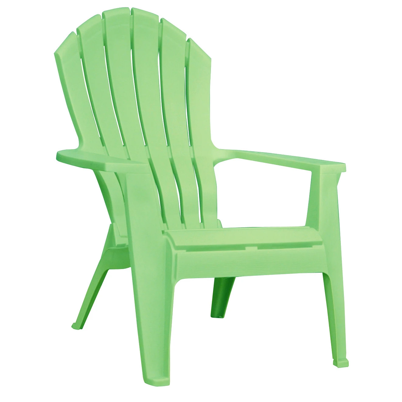 RealComfort Adirondack Chair Ergonomic Design Summer Green Outdoor Seating