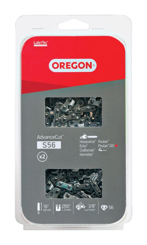Chainsaw Chain, 91VG, Low Profile Xtraguard Premium C-Loop, 16 In., 2-Pk.