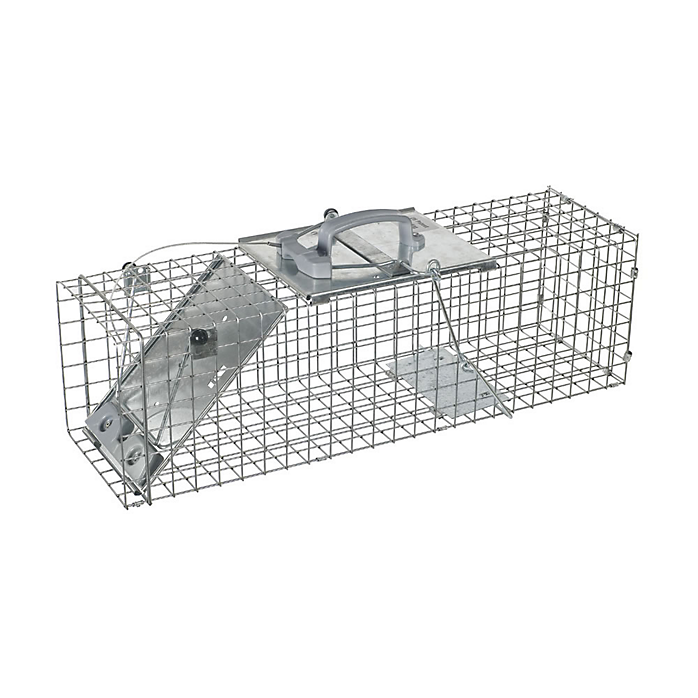 24" X 7" X 7" Medium Live Animal Cage Trap, 2-door, Model 1030