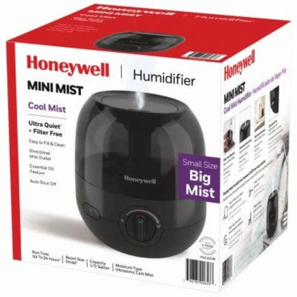 Mistmate Mini Cool Mist Humidifier, 0.50 Gallon For Small Rooms
