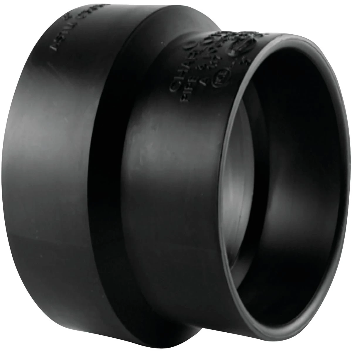 4 In. X 3 In. Abs Sewer Hub X Sch 40 Coupling Adapter