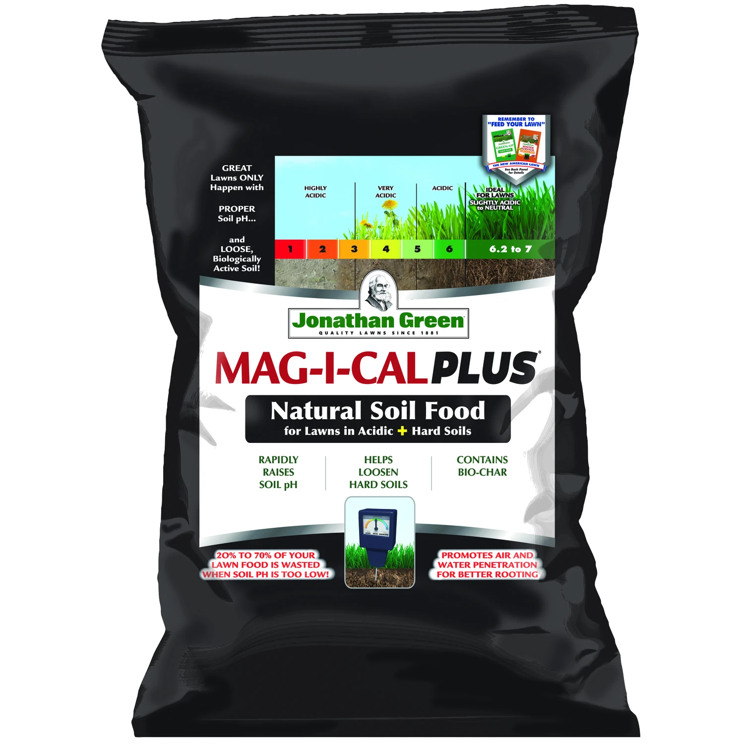 Mag-i-cal Plus 54 Lb. Lawn Fertilizer For Acidic Soil, 15,000 Sq. Ft.