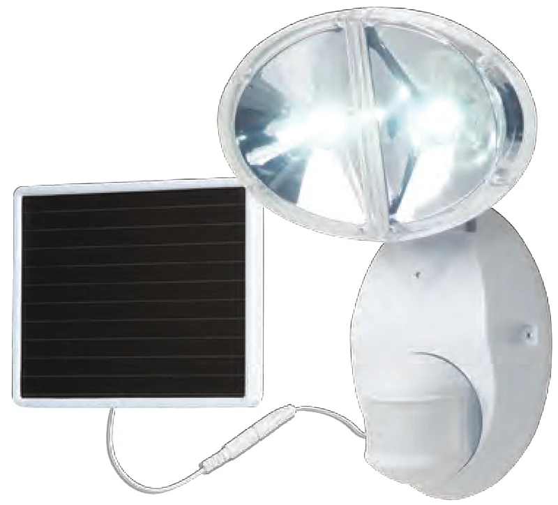 LED Solar Flood Light, Motion-Activated, White, Weather-Resistant, Energy Efficient