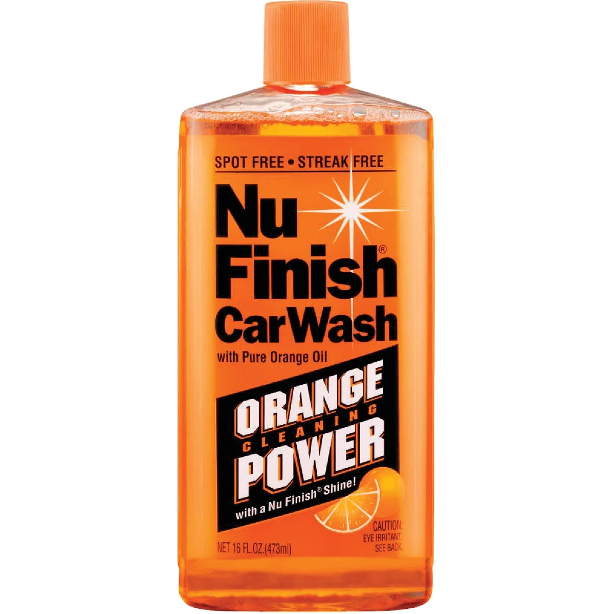 Nu-finish Concentrated Car Wash With Pure Orange Oil, 16 Oz Liquid Detergent
