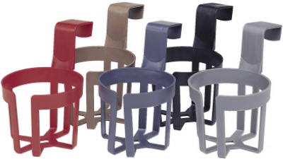 Auto Cup Holder, Deluxe, Plastic, Assorted Colors