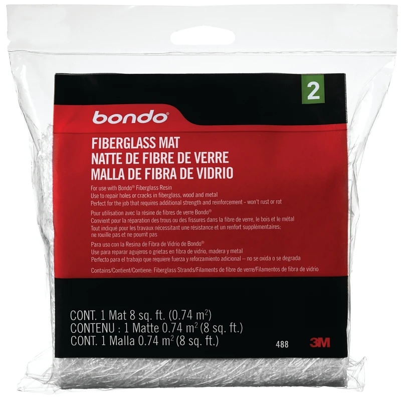 8 Sq. Ft. Fiberglass Mat For Strong Repairs On Various Surfaces
