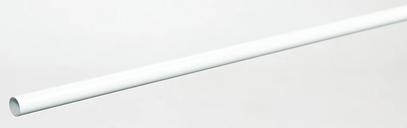 Superslide 6 Ft. X 3/4 In. White Closet Rod For Easy Hanging