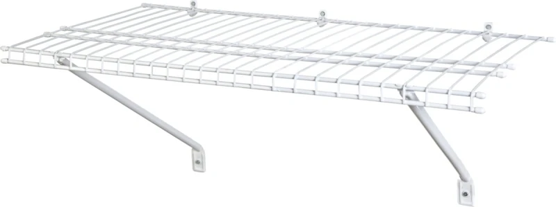 3 Ft. W X 12 In. D Ventilated Shelf Kit - White Steel