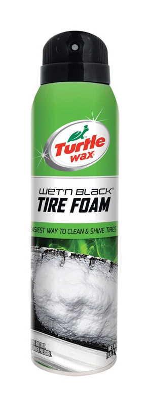 Wet'n Black Tire Shine 18 Oz - Foam Tire Cleaner With Uv Protection