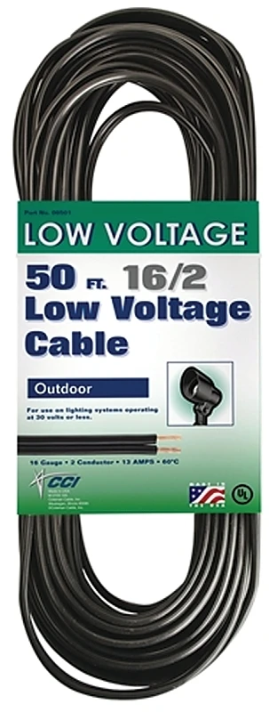 50 Ft. 16/2 Stranded Low Voltage Landscape Lighting Cable