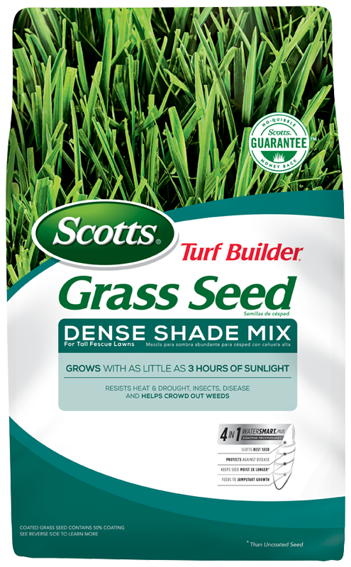 Turf Builder Tall Fescue Grass Seed Dense Shade Mix 3 Lb For Low Maintenance Lawns