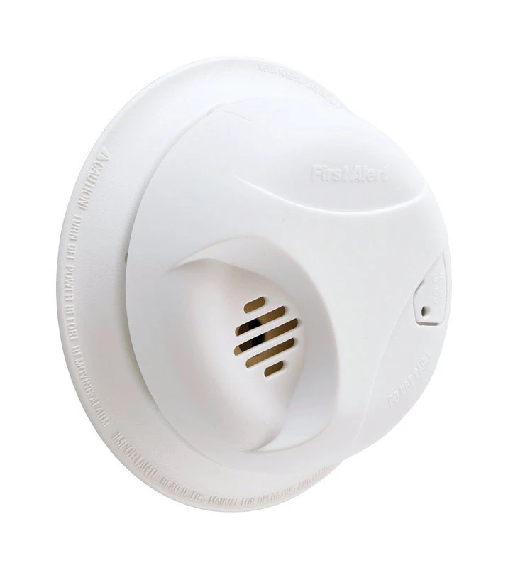Battery Operated 9v Ionization Smoke Alarm With Mute Feature And 10-year Warranty
